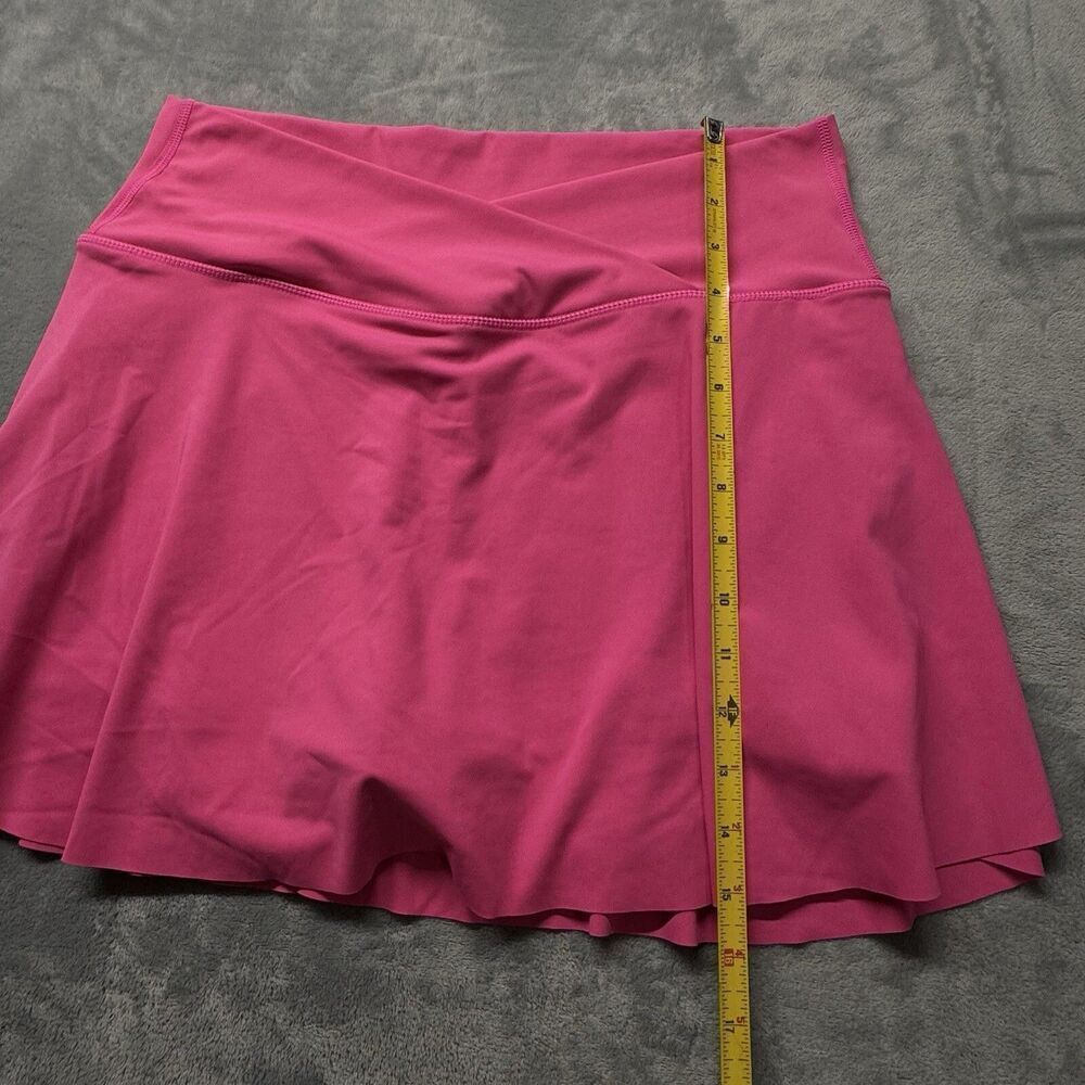 Women’s Sz XL Hot Pink Skort Sport Performance Stretch Skirt Bike Shorts Stretch - Picture 8 of 9